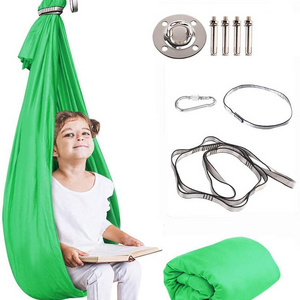 Garden indoor Customized Lightweight Sensory Swing Relief Autism Therapy Yoga Aerial Hammock Swing For Kids Indoor Integration S