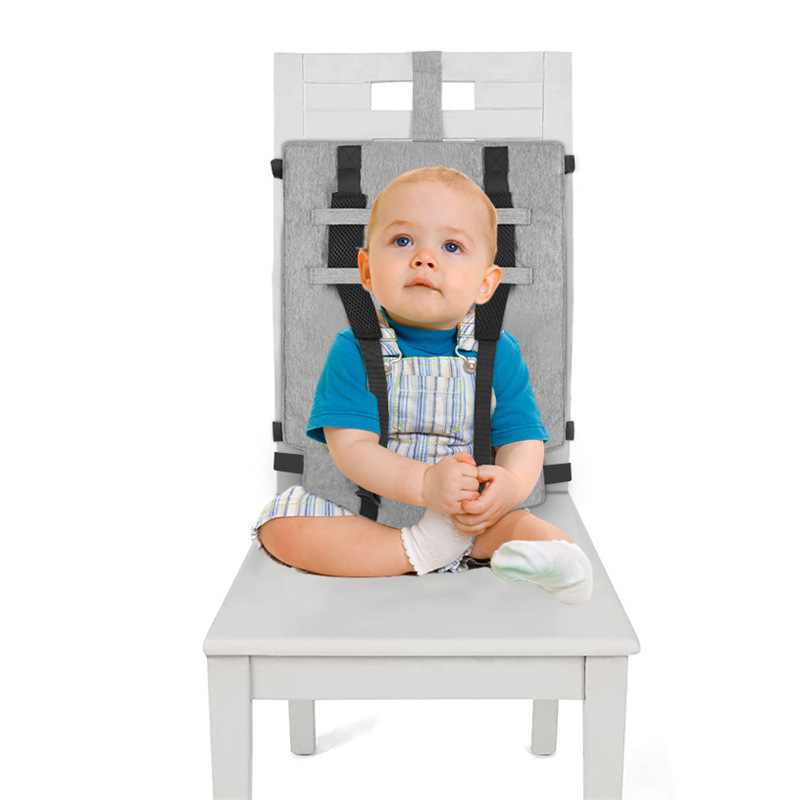 Safety Baby Travel Harness Seat Portable High Chair with Adjustable Straps Shoulder Belt for Infant Feeding/Toddle