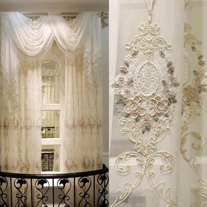 Custom Embroidered Curtains Sheer For Living Room, Turkish Curtain Sheer For Bedroom And Window