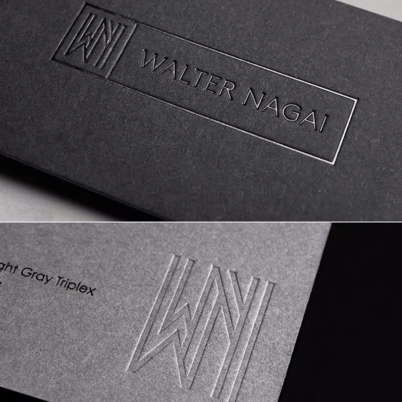 Luxury Colored Edge Letterpress cotton paper custom printing business cards