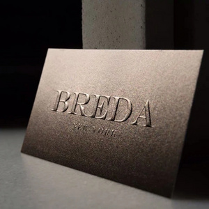 Luxury Colored Edge Letterpress cotton paper custom printing business cards