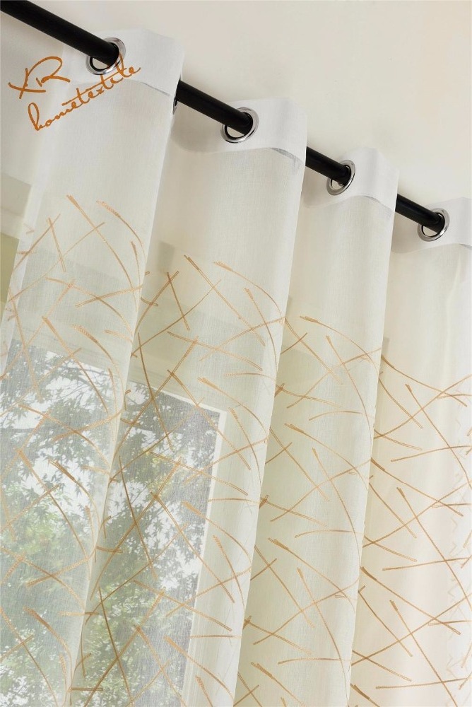 ready made home textile antique crystal curtain