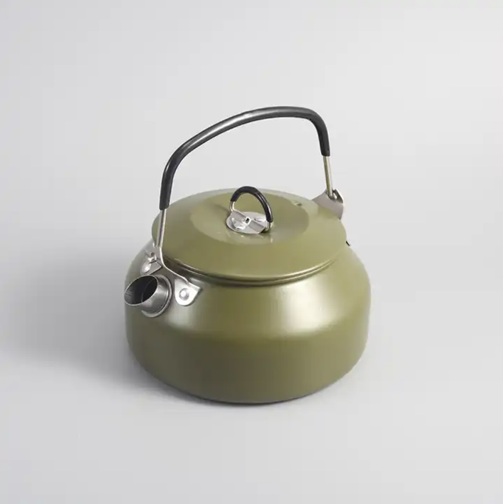 SOLO WILD wholesales portable stainless steel kettle outdoor camping kettle 1L tea kettle