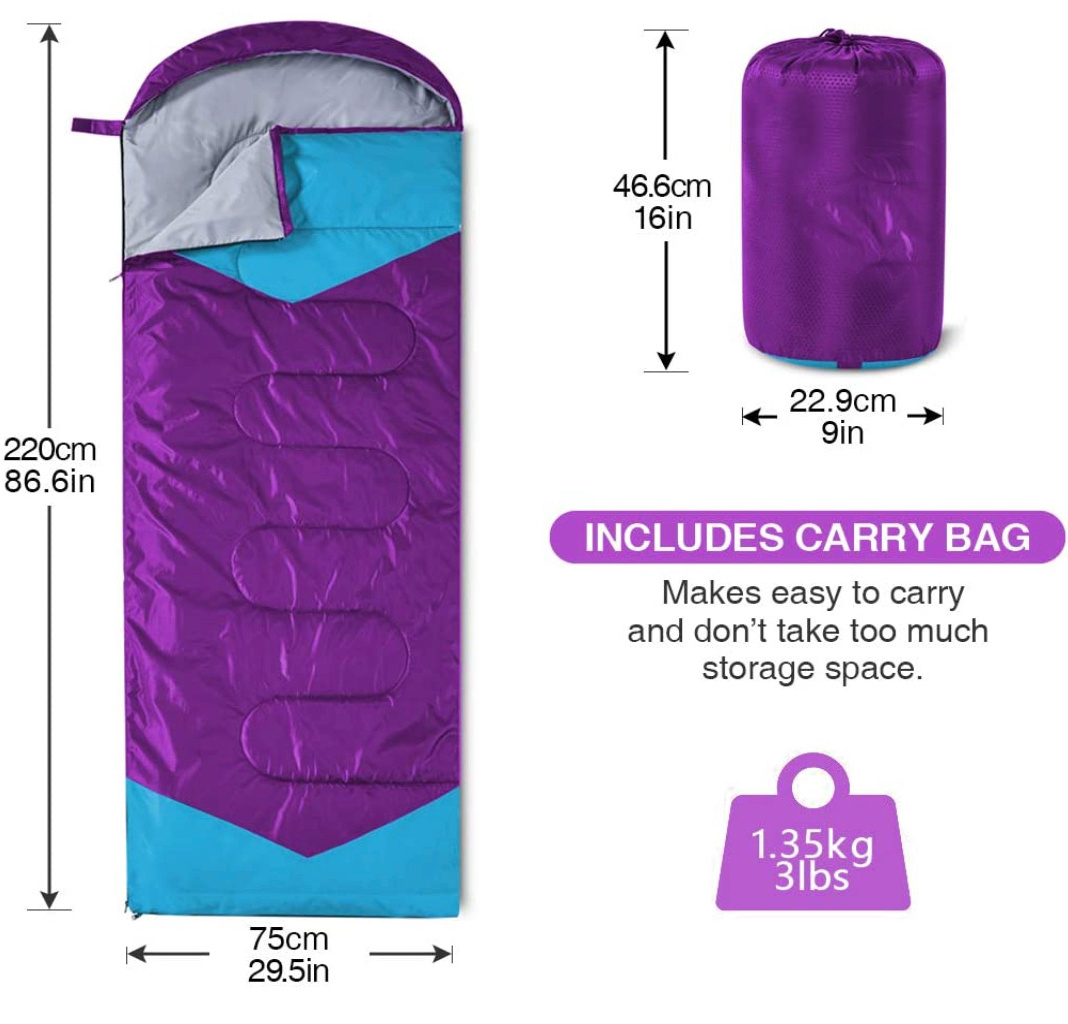 Wholesale Waterproof or breathable Outdoor Camping Sleeping Bag