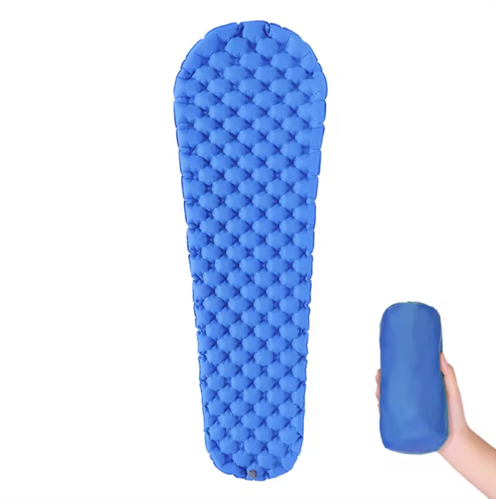 SOLO WILD Lightweight Mummy Shape outdoor single portable air mattress inflatable roll up folding inflating sleeping pad