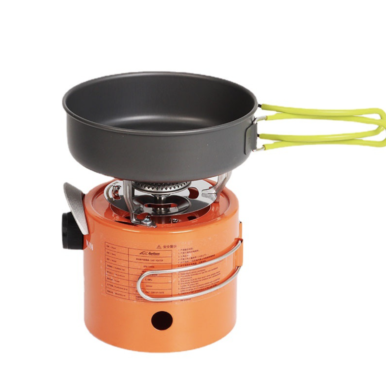 SOLO WILD camping butane gas heater and stove 2 in 1