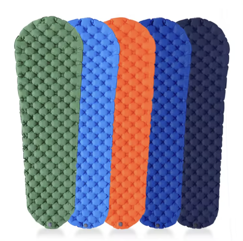 SOLO WILD Lightweight Mummy Shape outdoor single portable air mattress inflatable roll up folding inflating sleeping pad