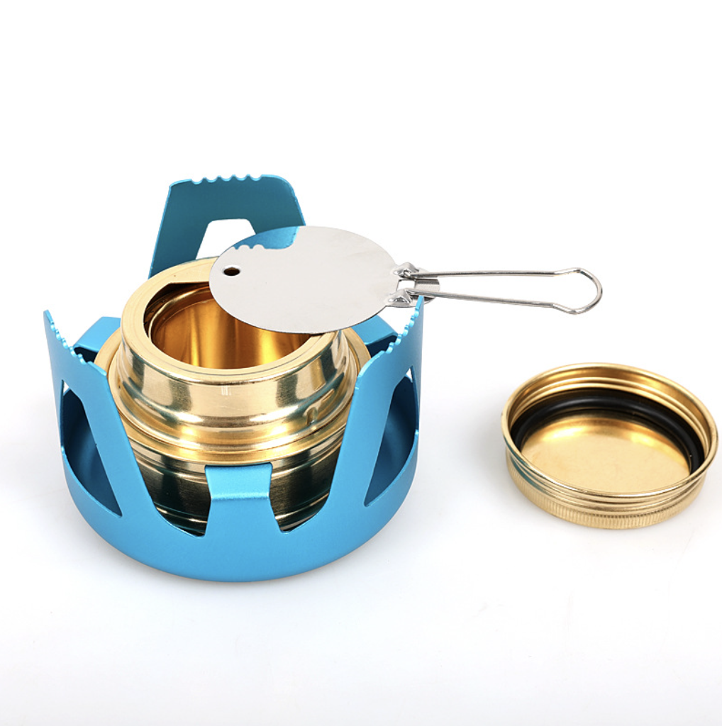 SOLO WILD Outdoor camping ultra-light vaporized liquid alcohol stove portable alcohol stove for Outdoor Hiking Picnic