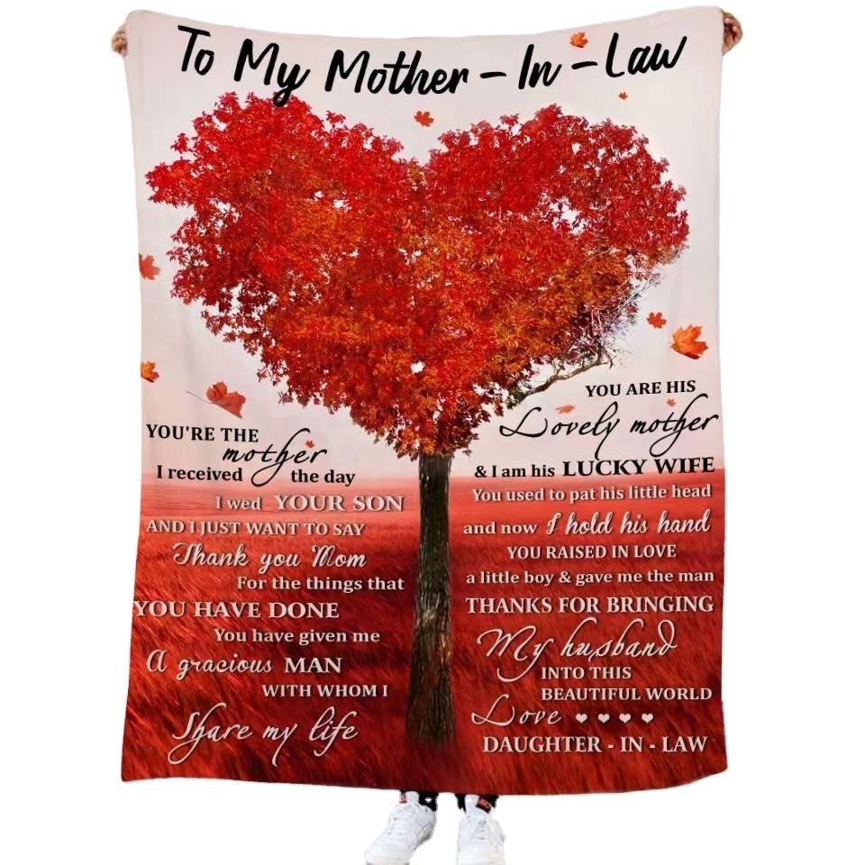 Woven Throw Blanket Custom Print design North America Mexico San Judas Tadeo and Virgin of Guadalupe Character God Blanket