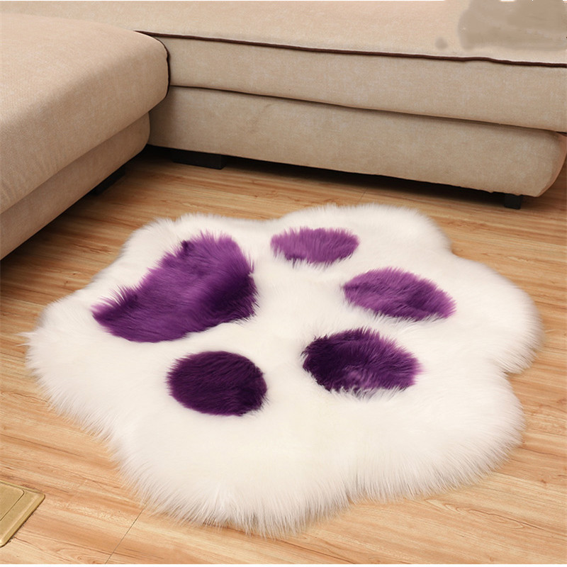 photography props plush Round faux fur rug pet bedroom living room mat washable carpet chair yoga floor mat carpets and rugs