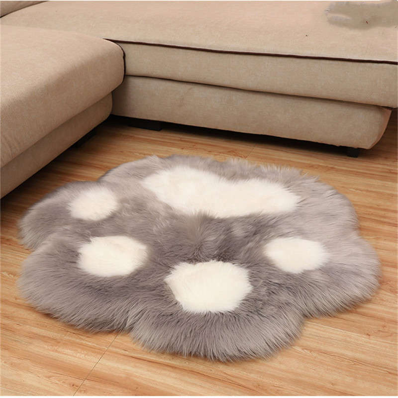 photography props plush Round faux fur rug pet bedroom living room mat washable carpet chair yoga floor mat carpets and rugs