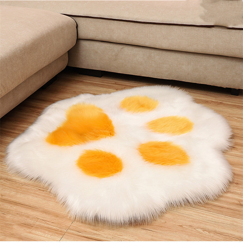 photography props plush Round faux fur rug pet bedroom living room mat washable carpet chair yoga floor mat carpets and rugs