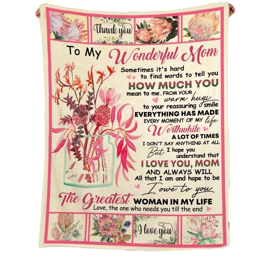 Woven Throw Blanket Custom Print design North America Mexico San Judas Tadeo and Virgin of Guadalupe Character God Blanket