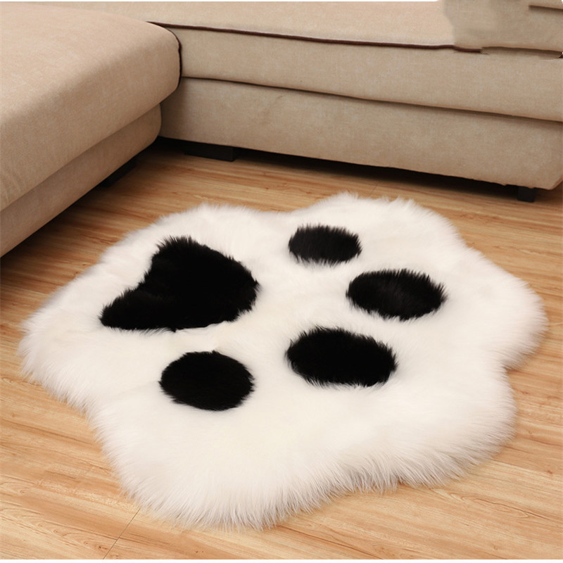 photography props plush Round faux fur rug pet bedroom living room mat washable carpet chair yoga floor mat carpets and rugs