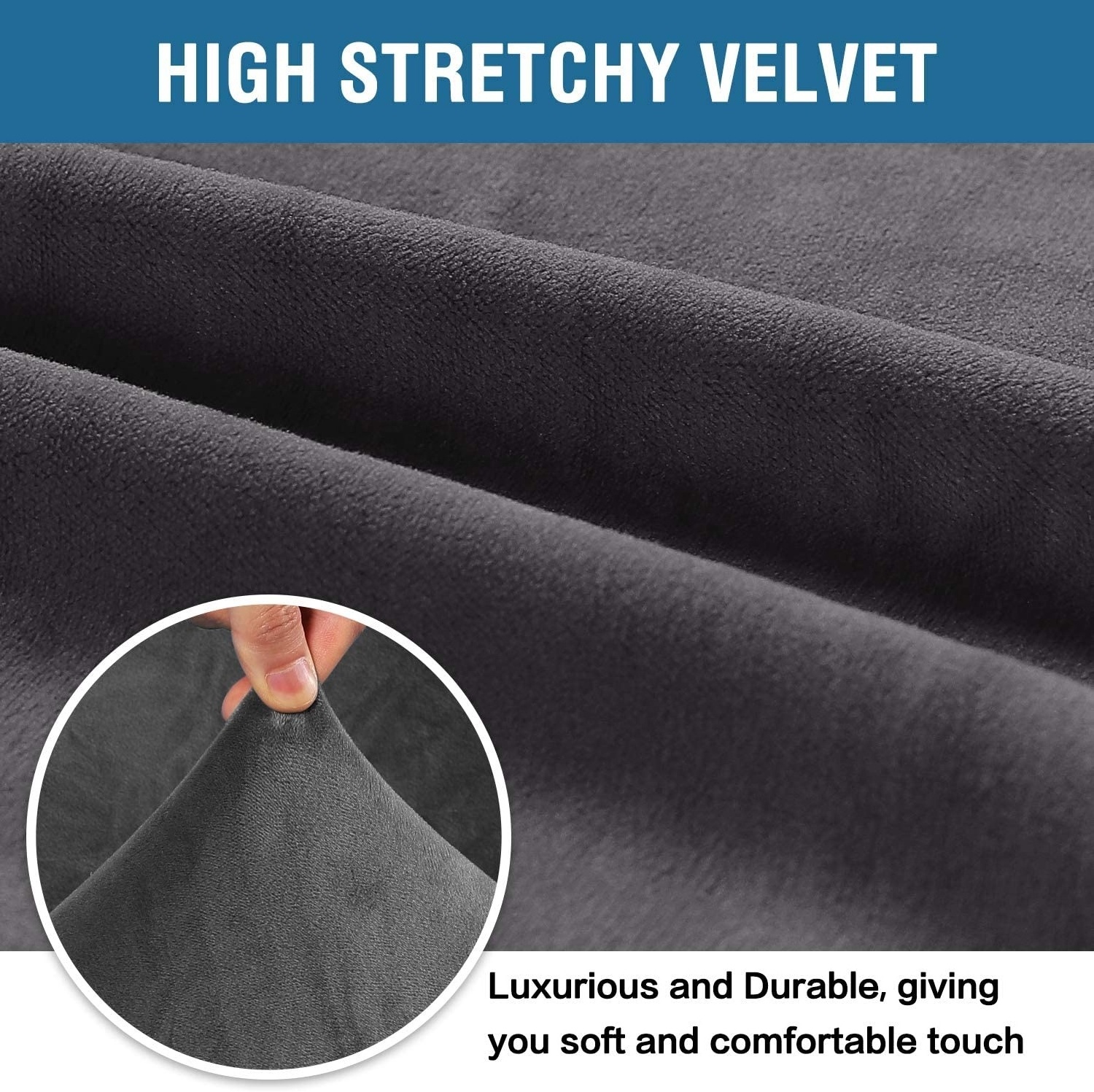 Luxury Velvet Sofa Cover 3 Seat Sofa Slipcover Universal Velvet Stretch Sofa Cover Slipcover Elastic Cover