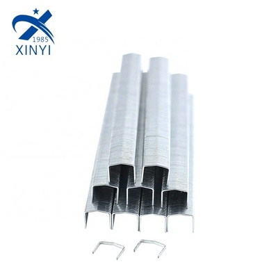 XINYI STCR 5019 staples pin upholstery steel staple galvanized zinc finishing wire staples for hammer tacker