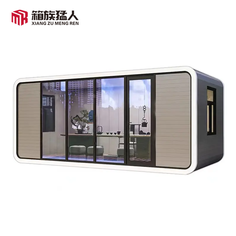 High quality luxury modern modular apple cabin container house of Bottom Price prefab space capsule house