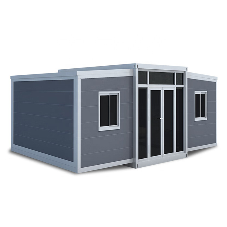 Factory prefabricated house free shipping expandable container house with 3 bedrooms for sale