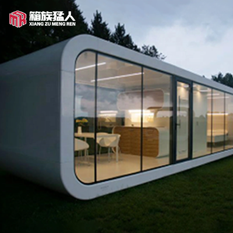 High quality luxury modern modular apple cabin container house of Bottom Price prefab space capsule house