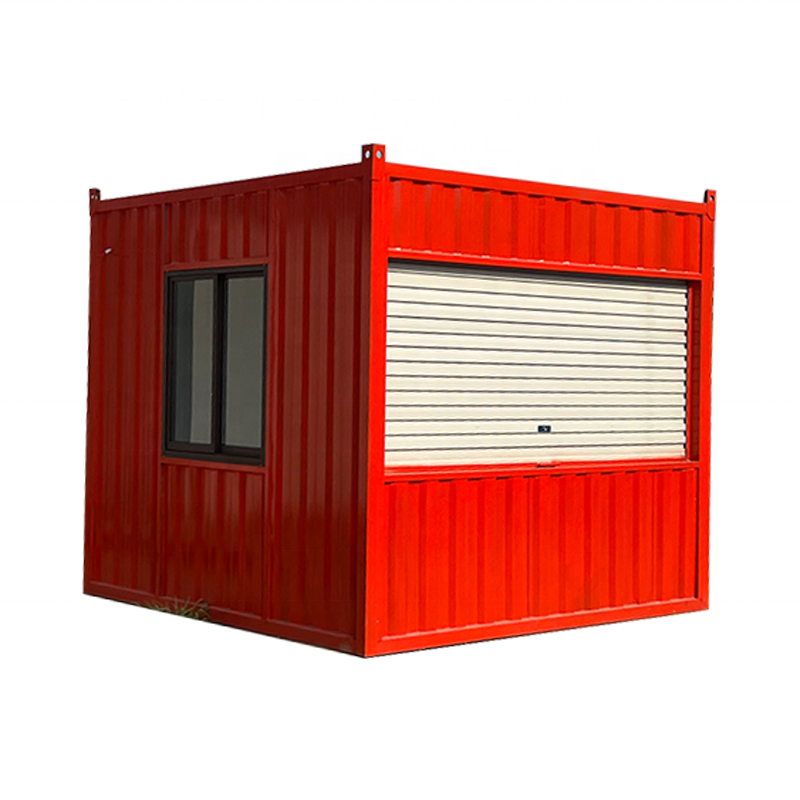 Ready Made 20ft tiny portable prefabricated modular shipping corrugated container house home coffee shop