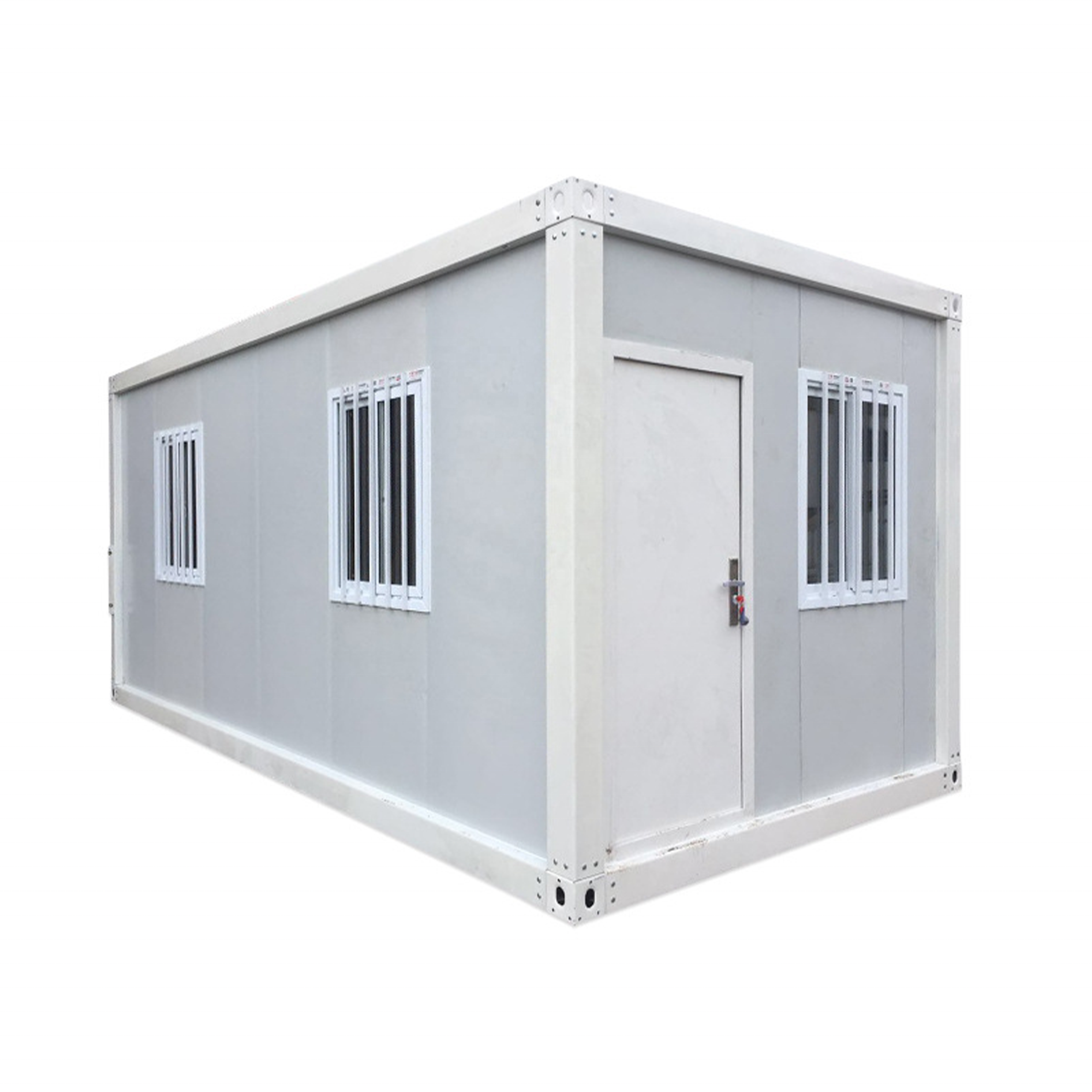 welded prefabricated 2 stories Apartment housing units detachable flat pack container house assembled home