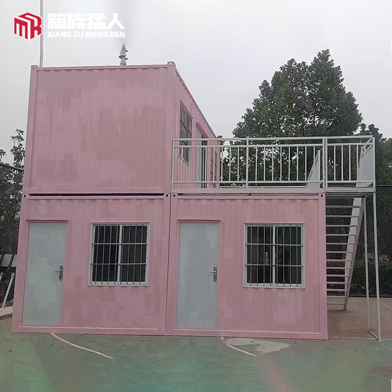 Low price 10 years factory prefab modular shipping corrugated container house pop up container juice bar kitchen