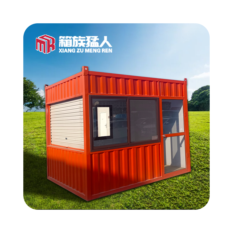 Low price 10 years factory prefab modular shipping corrugated container house pop up container juice bar kitchen