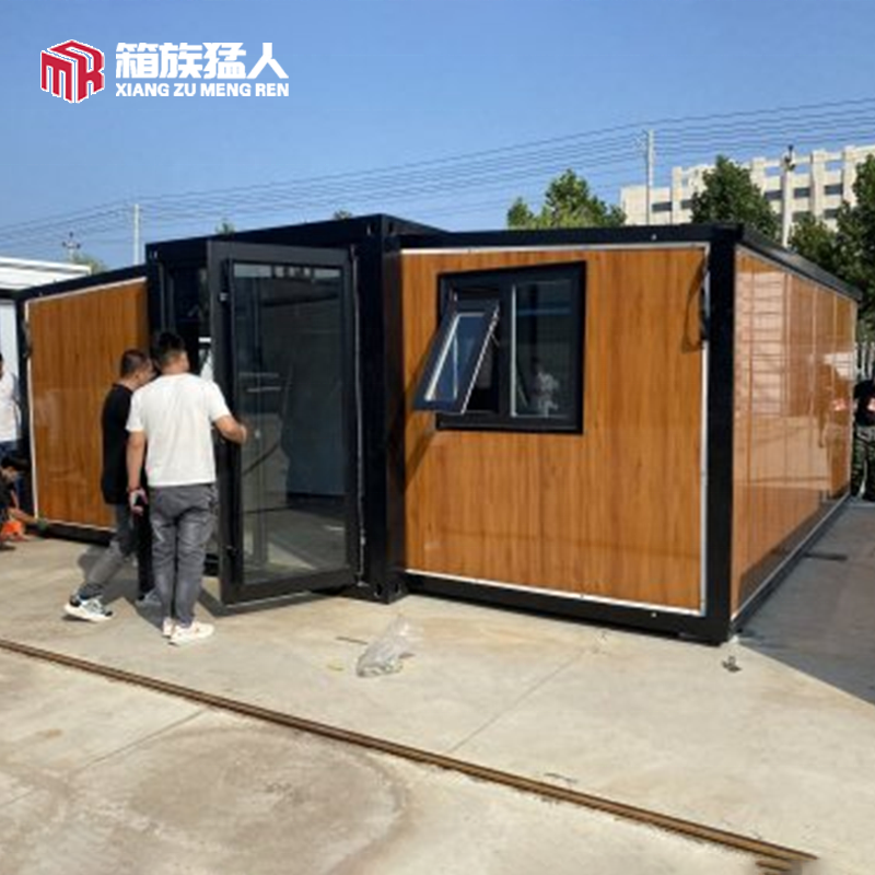 Prefabricated prefab free shipping 20ft Soundproof steel villa portable 40ft expandable container house home with 3 Bedroom