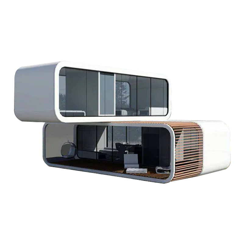 40ft office  homes tiny  prefab steel apple cabin with  light steel structure frame  container  houses