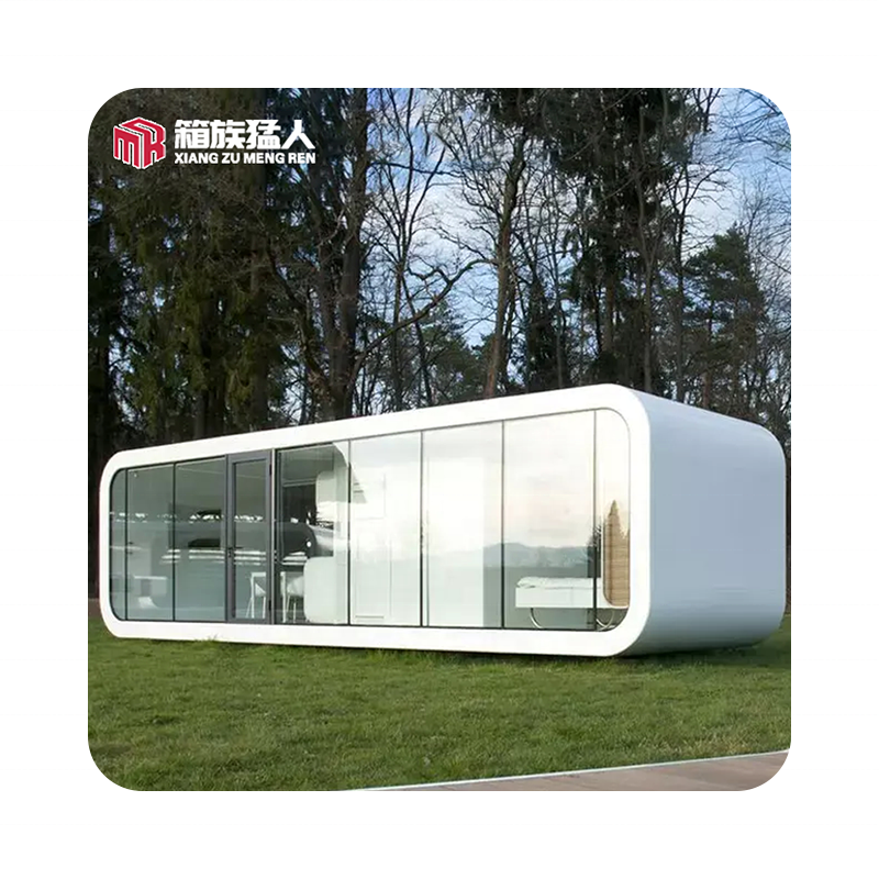 luxury Price  Steel Prefab Container Office Modular  Container House trailer houses Apple Cabin with 3 rooms