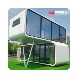 luxury Price  Steel Prefab Container Office Modular  Container House trailer houses Apple Cabin with 3 rooms