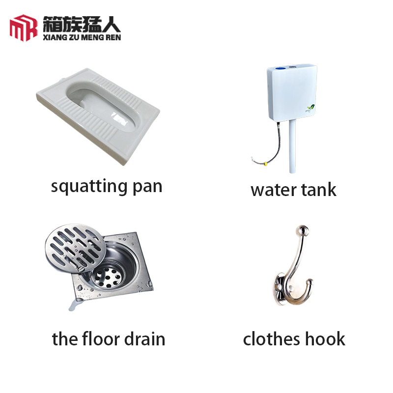 Outdoor contemporary camping washroom portable movable public wc toilet restroom bathroom wholesale price