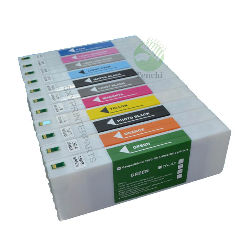 700ml T8041-T8049 Compatible new Ink Cartridge For Epson SureColor P6000 P8000 Printer