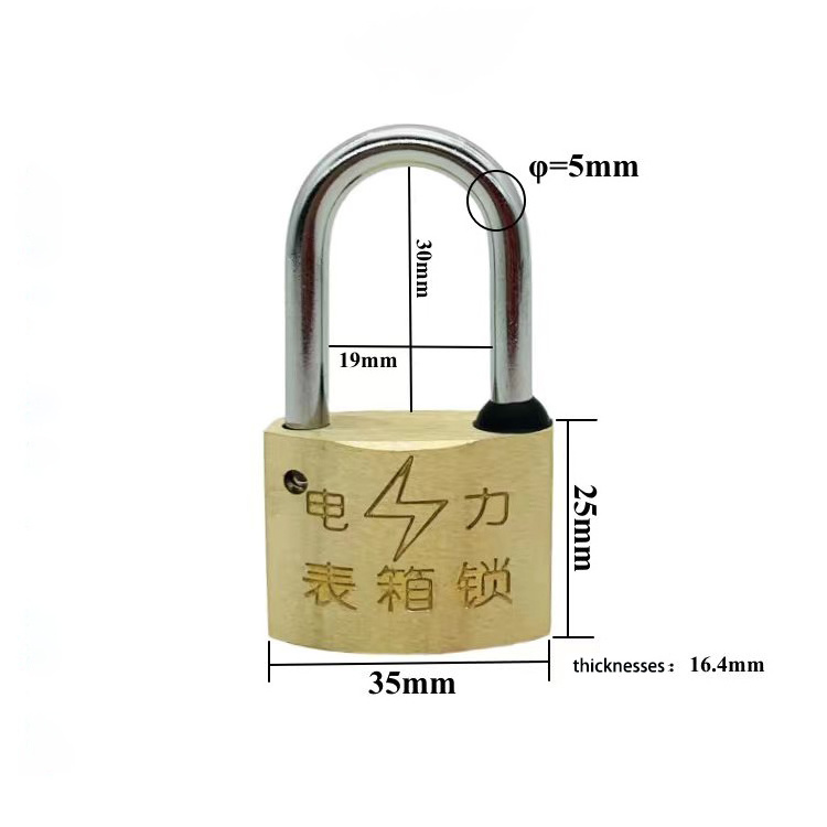 Manufacturer 20-75mm Heavy Duty Brass Combination Padlock 10pcs Brass Antique Jewelry Box Padlock Hasps LOC