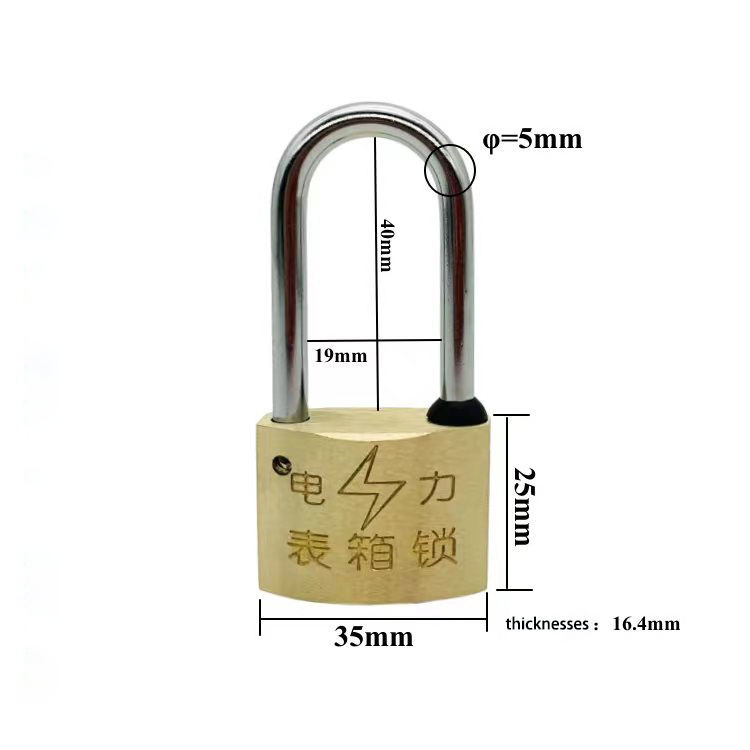 Manufacturer 20-75mm Heavy Duty Brass Combination Padlock 10pcs Brass Antique Jewelry Box Padlock Hasps LOC