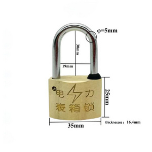 New Arrival Brass Padlock Locks With Waterproof Padlock