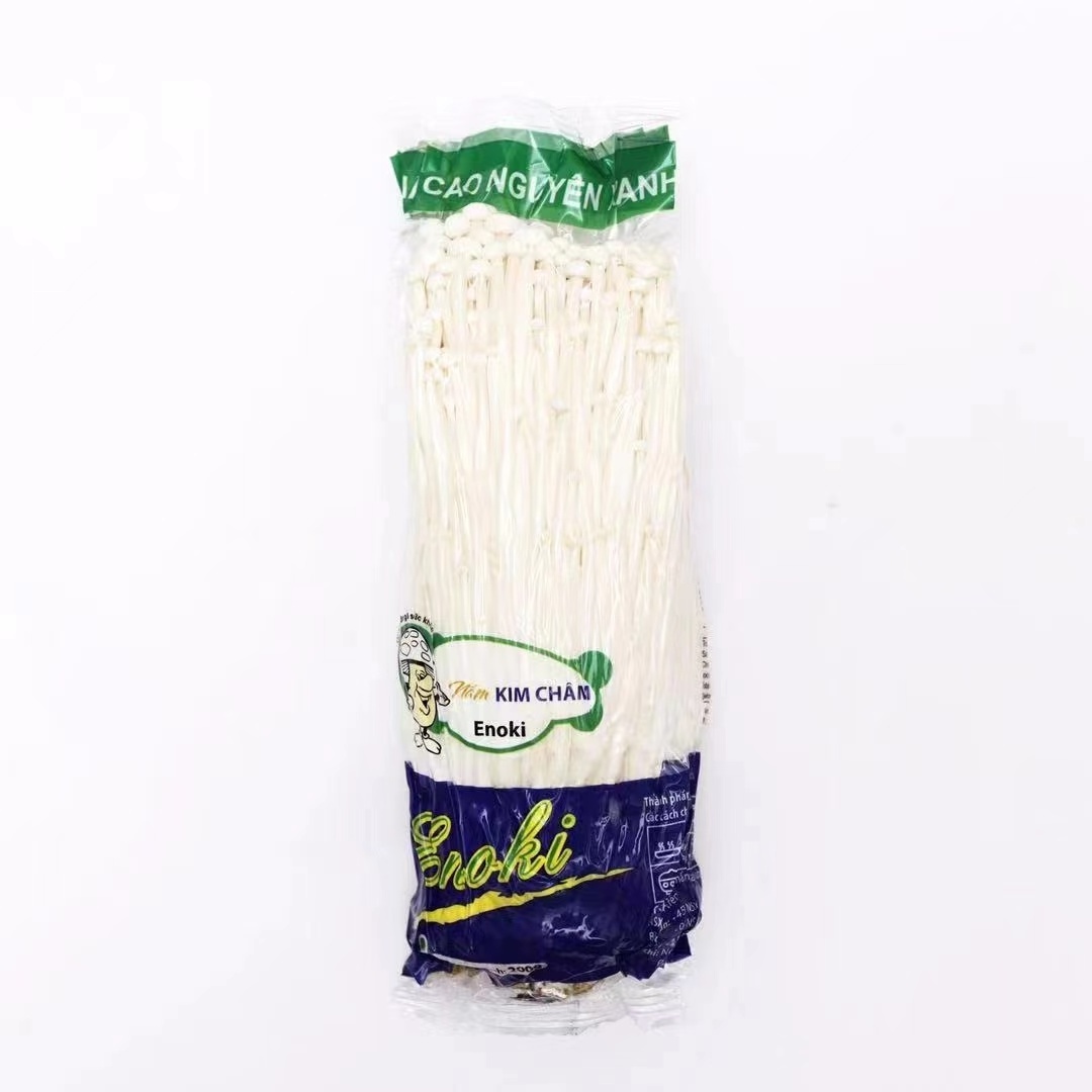 China Delicious 100g 150g 200g  Golden Needle Fresh White Enoki Mushroom