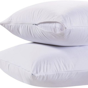 White Classic Luxury Hotel Collection Zippered Style Pillow Cover and Zippered Pillow Protectors and Pillow Case from Nan Tong