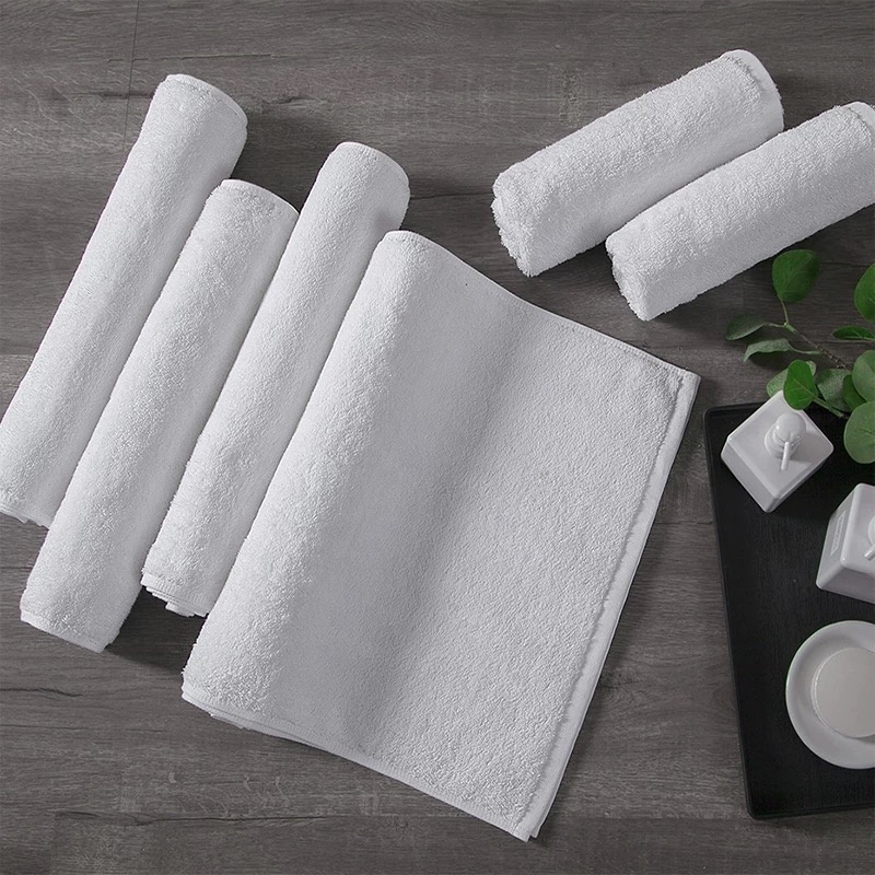 Yalan 100% Cotton White Wash 33 x 33cm hand Face towel For BathRoom