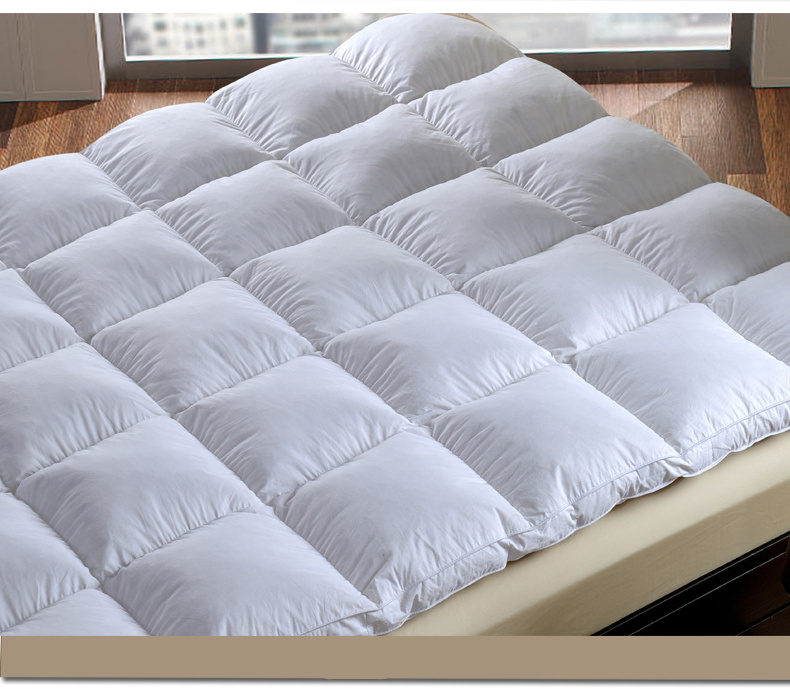 hotel microfiber&goose down&feather mattress topper ,bed mattress topper,feather bed topper