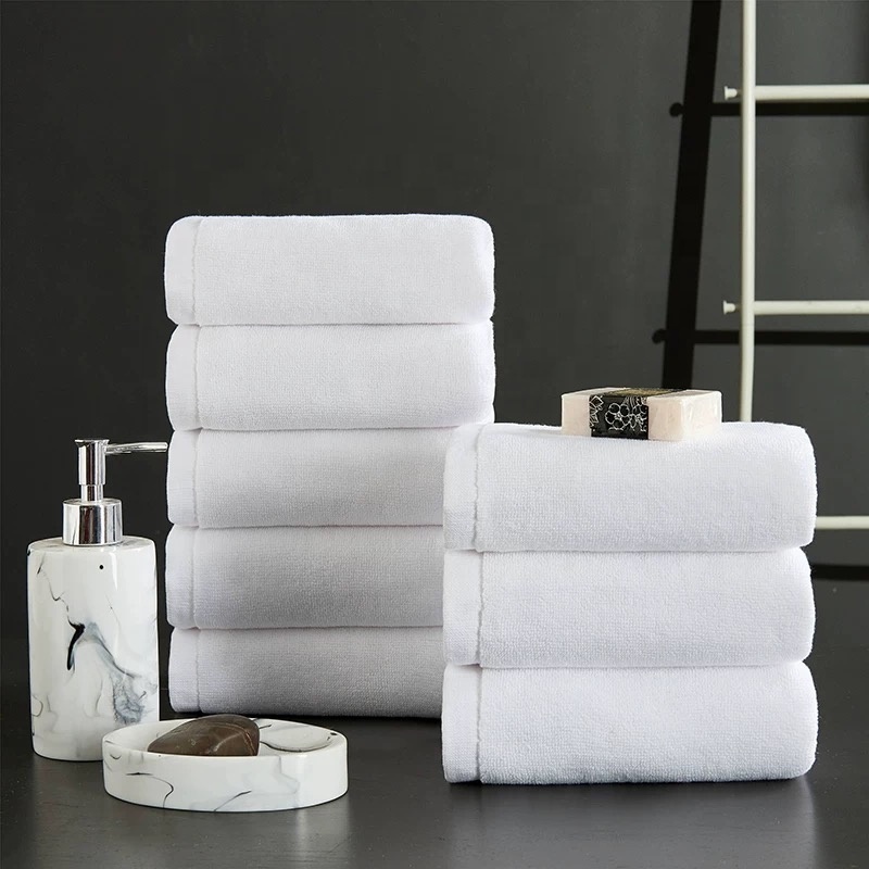 Yalan 100% Cotton White Wash 33 x 33cm hand Face towel For BathRoom