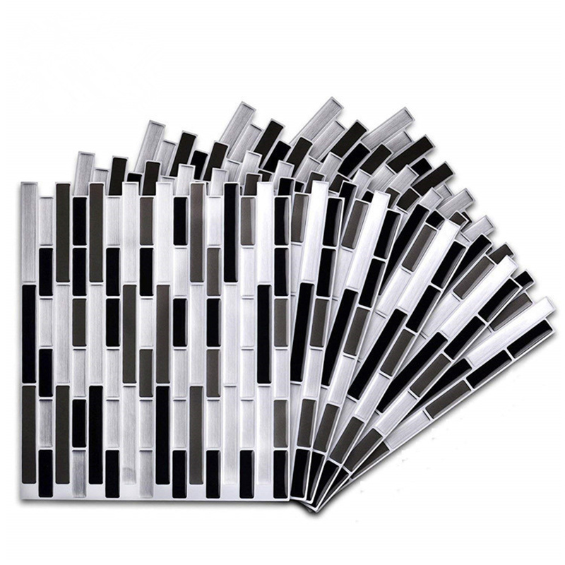 Hot Selling Smart Peel and Stick Backsplash Tiles Self Adhesive Mosaic 3D Easy Diy Tile for Decor