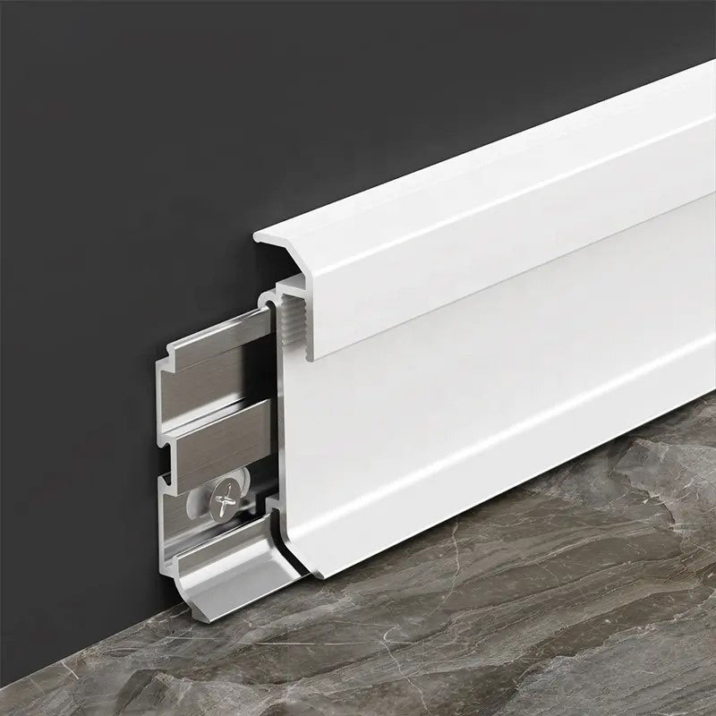 Wholesale Fashionable Alloy skirting line Wall Flooring LED Skirting Board aluminum Baseboard Lighting Skirting Led Floor Lights