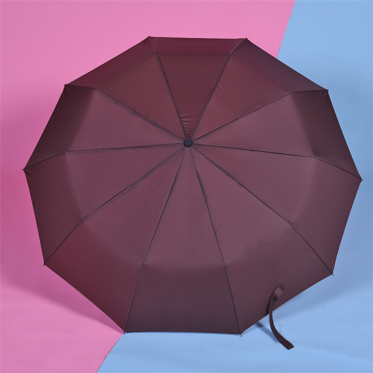 China manufacturing cheap  Long handle umbrella super quality  brown umbrella