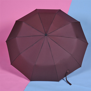 China manufacturing cheap  Long handle umbrella super quality  brown umbrella