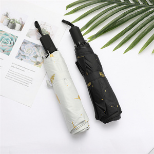 New model fashion custom design  black  coating umbrella excellent quality  umbrella