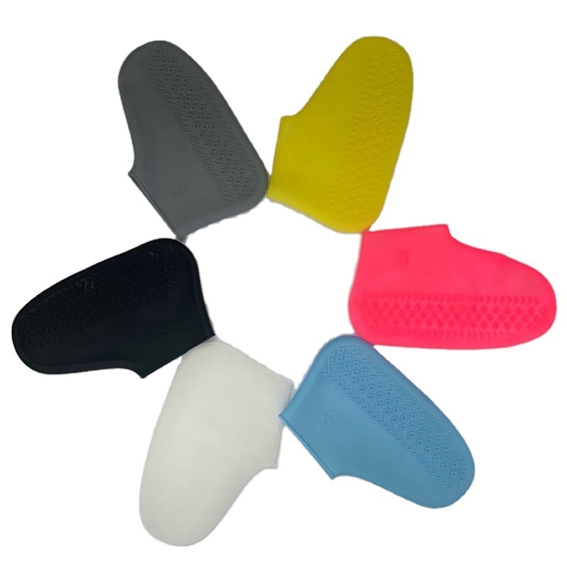 Hot Selling Slip-resistant Snow Rain Silicone Waterproof Shoe Covers Reusable Rain Cover Silicone Boot Shoe Covers