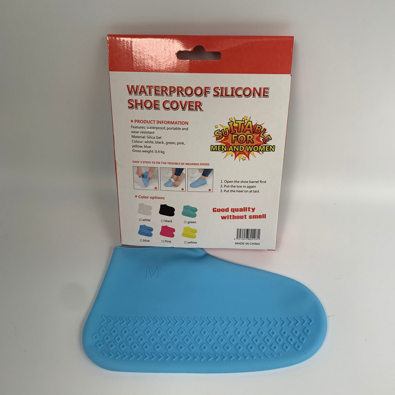 Hot Selling Slip-resistant Snow Rain Silicone Waterproof Shoe Covers Reusable Rain Cover Silicone Boot Shoe Covers