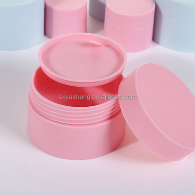 5g 10g 20g 30g 50g Facial Cream Plastic Jar Black Blue Pink White Sugar Scrub Container Body Face Lip Scrub Containers