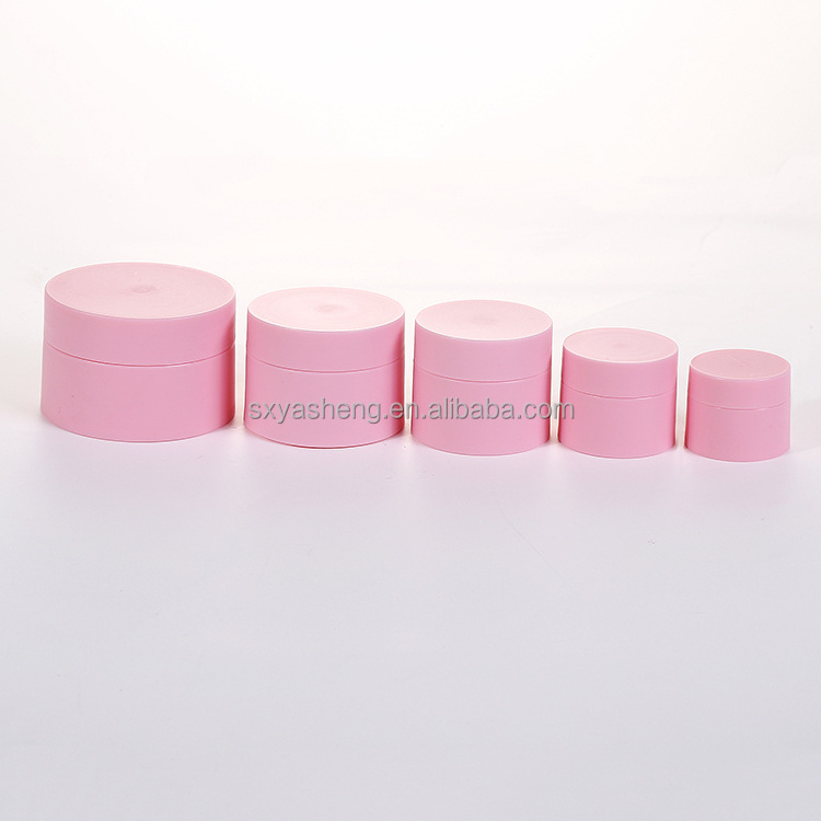 5g 10g 20g 30g 50g Facial Cream Plastic Jar Black Blue Pink White Sugar Scrub Container Body Face Lip Scrub Containers